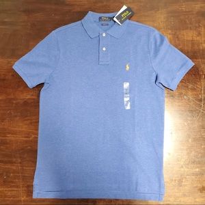 Sz Various Polo golf dress shirt blue